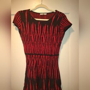 Black and red 🍒 mini dress